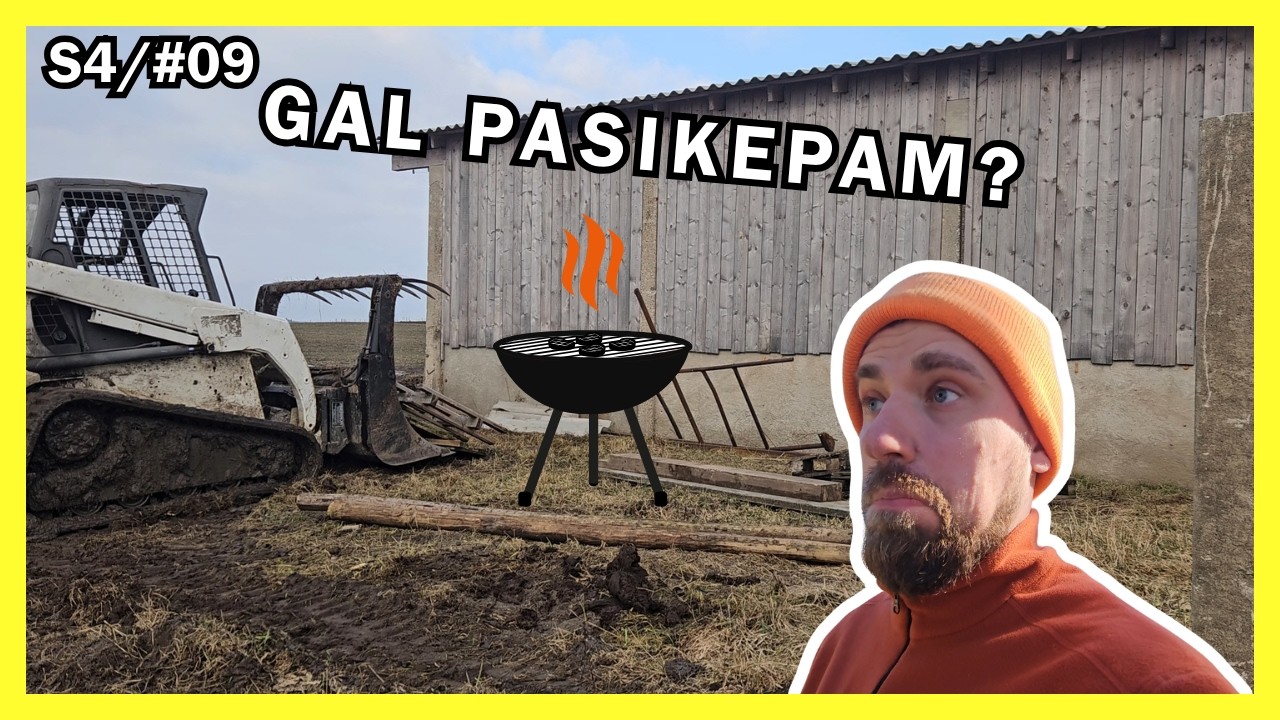 ukis.zemaitija/s4#9 vos nekepiau burgerio? Claas pasiruo&scaron;imas. 