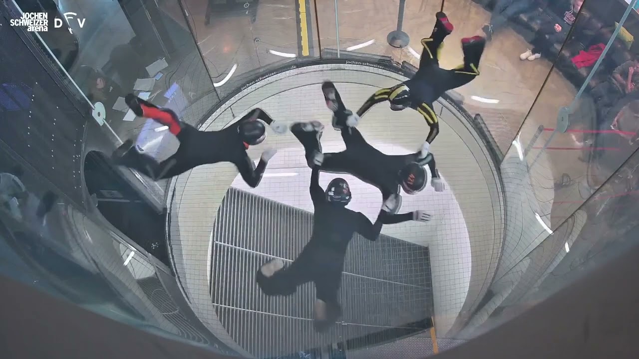 Deutsche Meisterschaft im Indoor Skydiving 2023 — Tag 1 — Vormittag