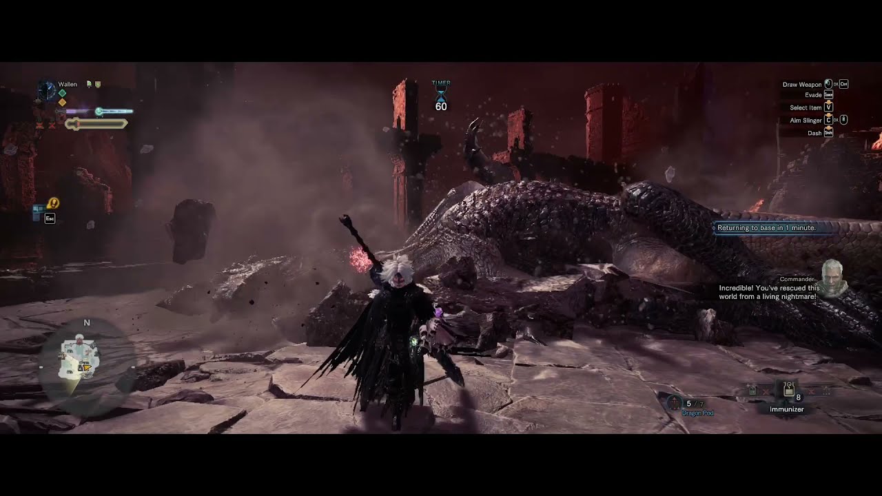 Frostcraft Longsword vs Fatalis | MHW Iceborne