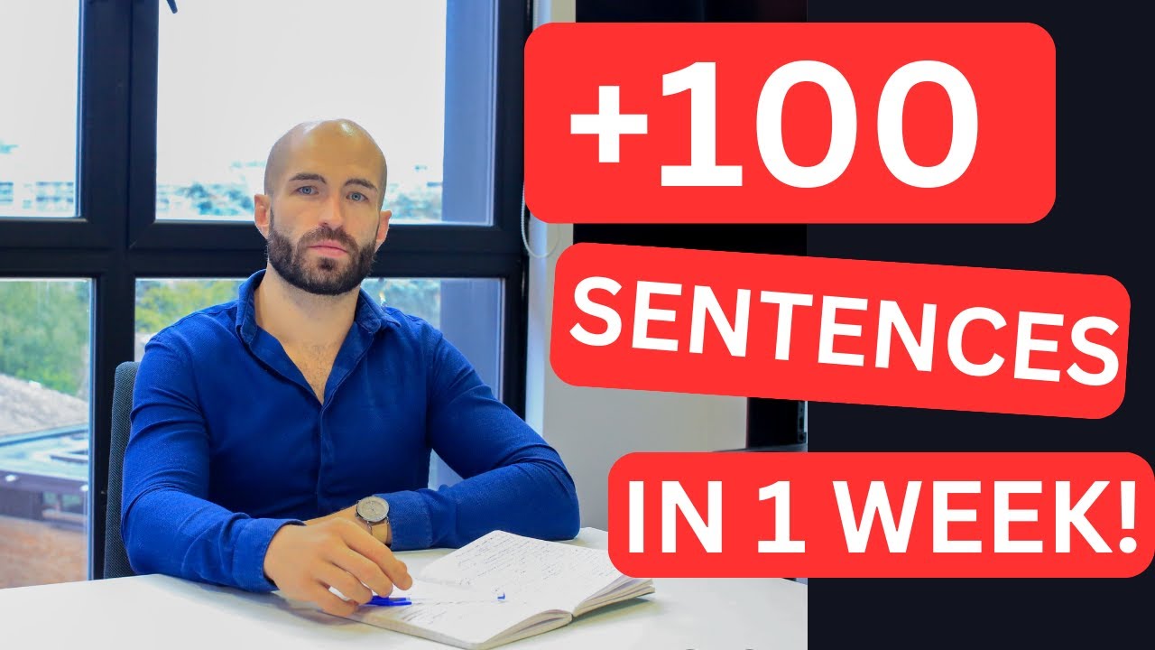 How to learn +100 sentences in ANY language in 1 week