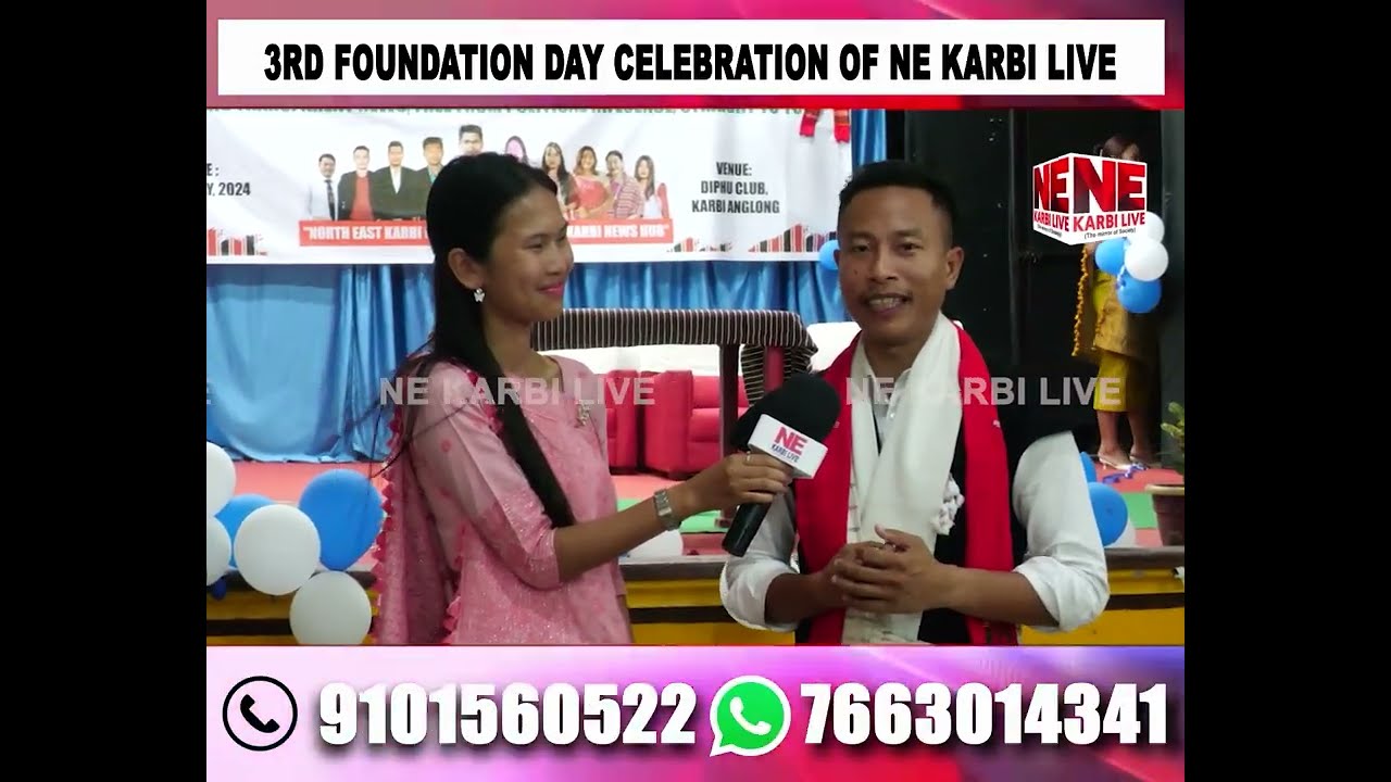 3rd Foundation Day Celebration of NE Karbi Live at Diphu Club (Near Kareng Bus stand), Diphu, K/A.