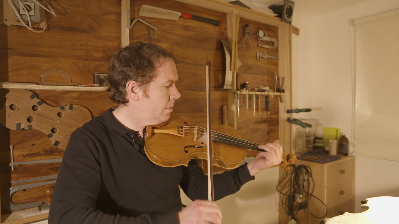 The Fiddle Maker, Paddy Tutty - Dungarvan, County Waterford.