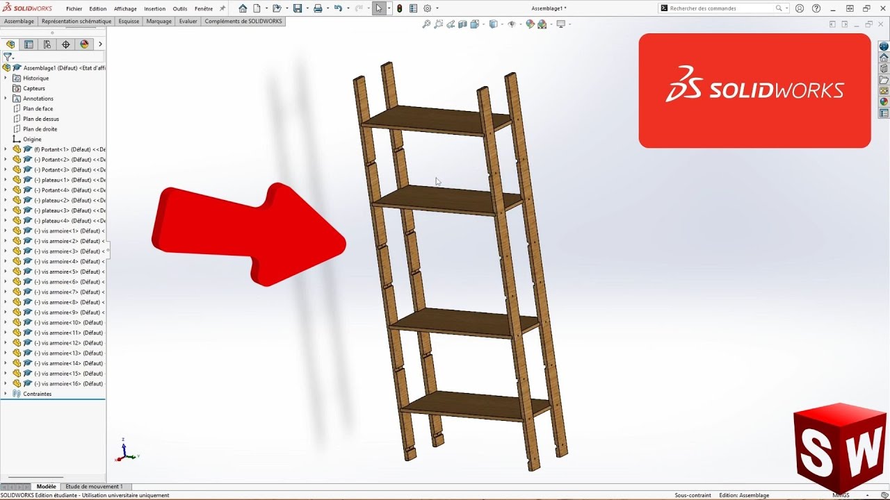 Comment Faire un Meuble avec Solidworks
