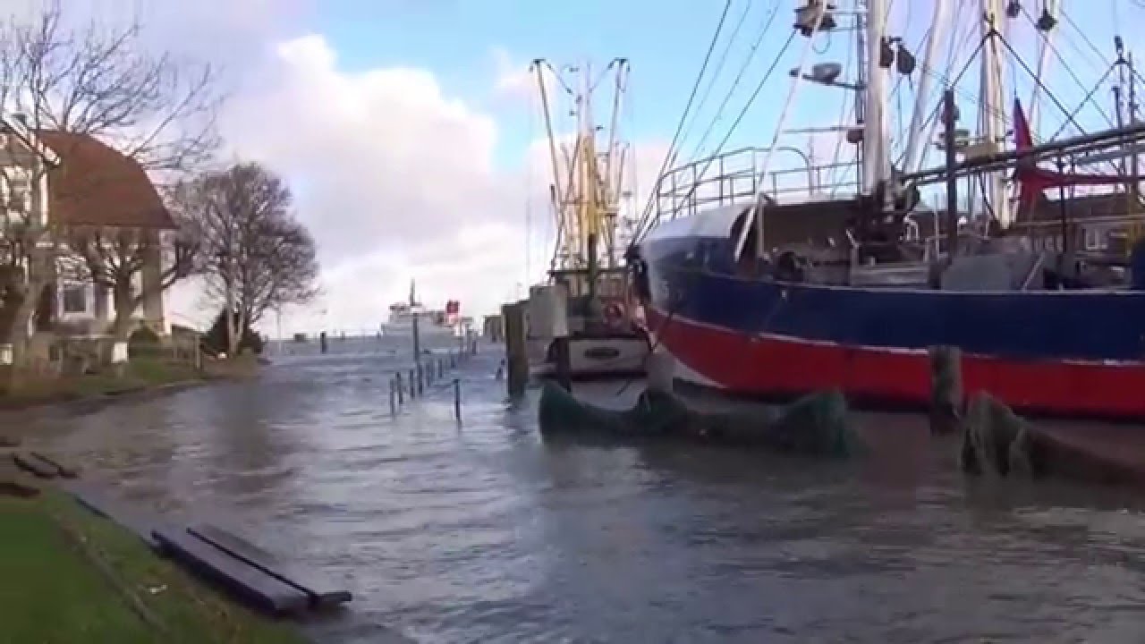 Sturmflut Neuharlingersiel 2013