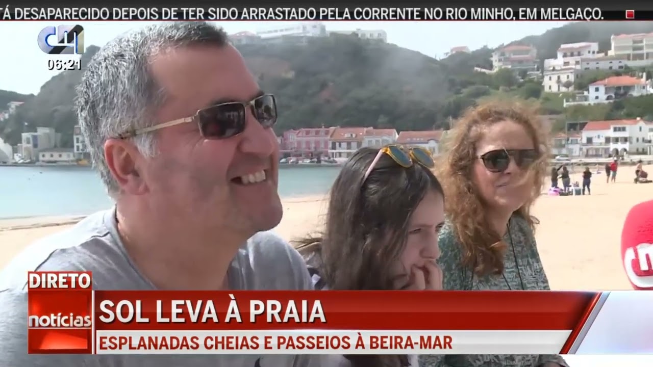Maio2022-Sol leva à praia de São Martinho do Porto