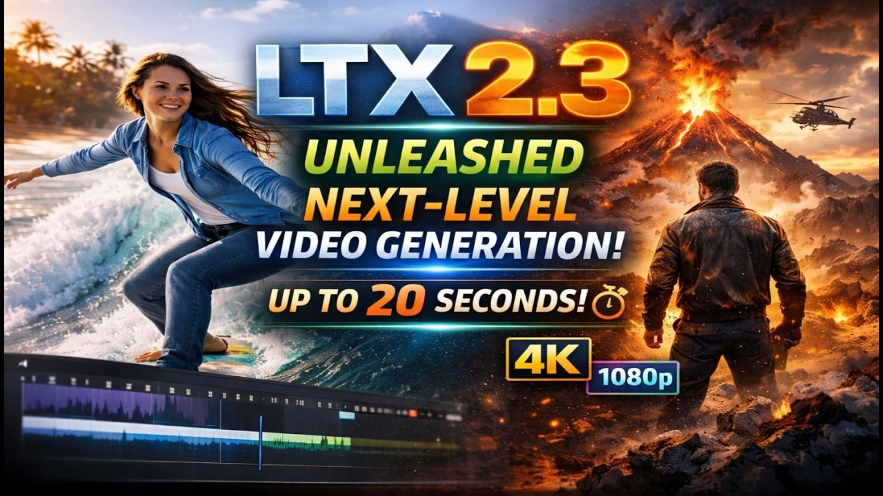 LTX 2.3-Unleashed Released! Generate 20 Second AI Videos from a Single Image – Open Source Magic!