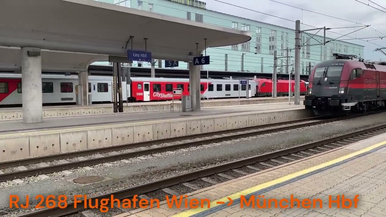 Zugverkehr in Linz Hauptbahnhof Teil 2