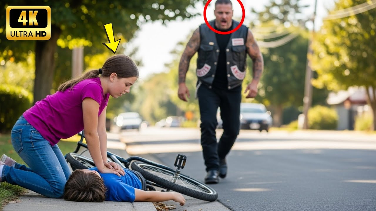 Obdachloses Mädchen rettet den Sohn eines Bikers – die Reaktion der Hells Angels schockiert die Stad