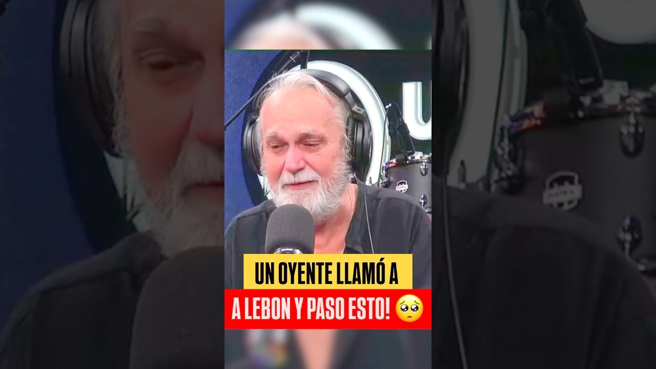 Un oyente llam&oacute; a DAVID LEBON en vivo y pas&oacute; esto que emocion&oacute; a todos!