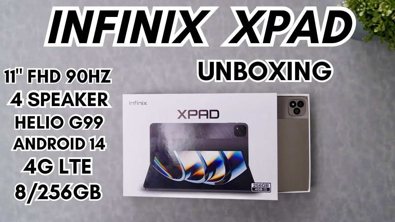 TABLET 1 JUTAAN TERBAIK🔥UNBOXING INFINIX XPAD + TES ANTUTU & GAMING - INDONESIA