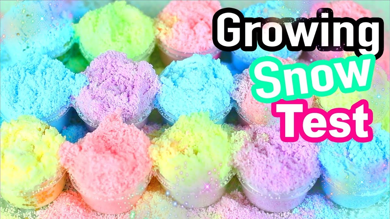 Instagram Growing Snow Test for Cloud Slime