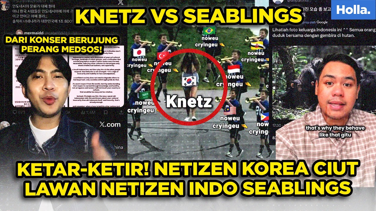 KETAR-KETIR! NETIZEN KOREA CIUT LAWAN NETIZEN INDO SEABLINGS, GEGARA KONSER BERUJUNG PERANG MEDSOS