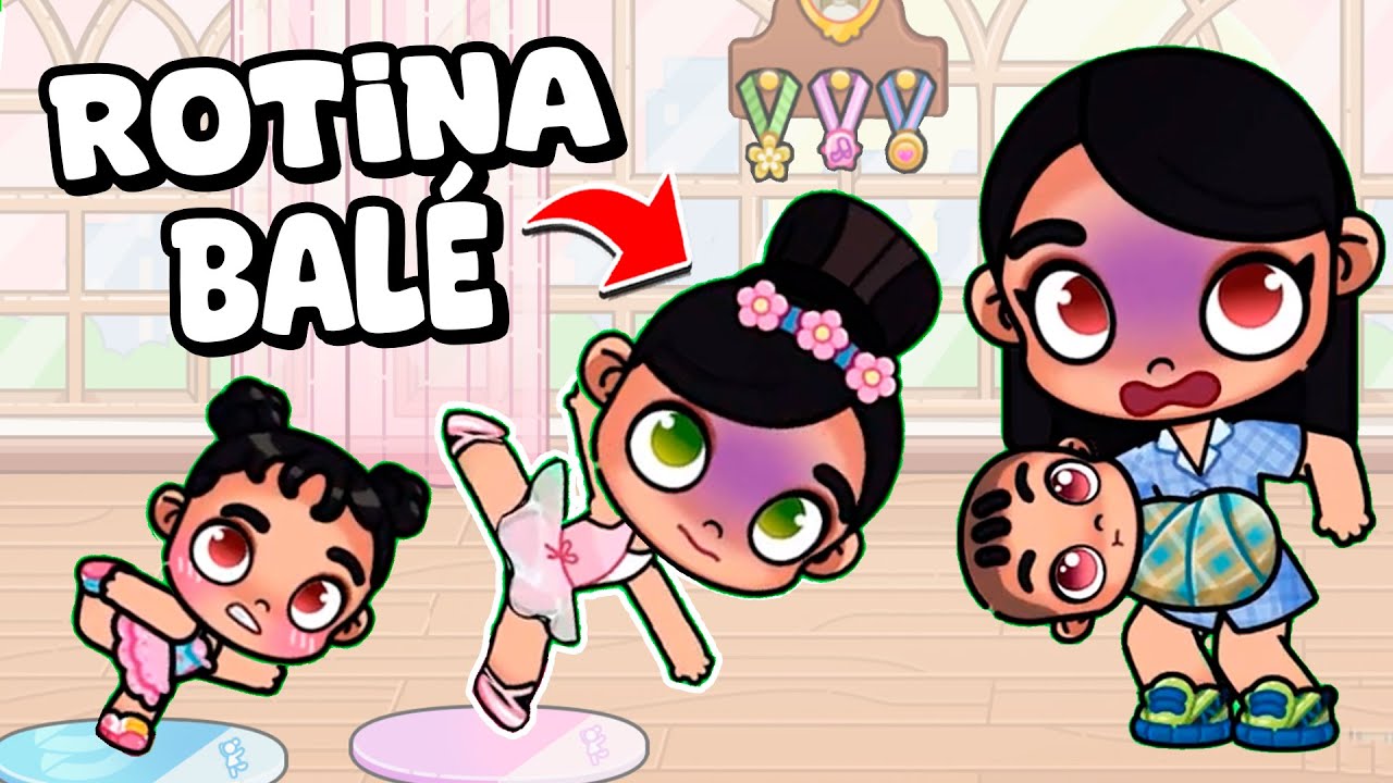 ROTINA AULA DE BAL&Eacute; | AVATAR WORLD ROTINAS E HIST&Oacute;RIAS