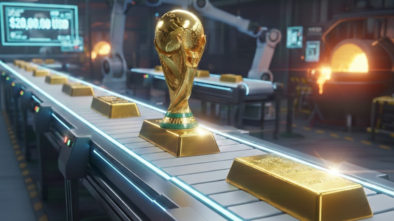 The Making of a $20,000,000 Gold Trophy: From Molten Metal to Masterpiece