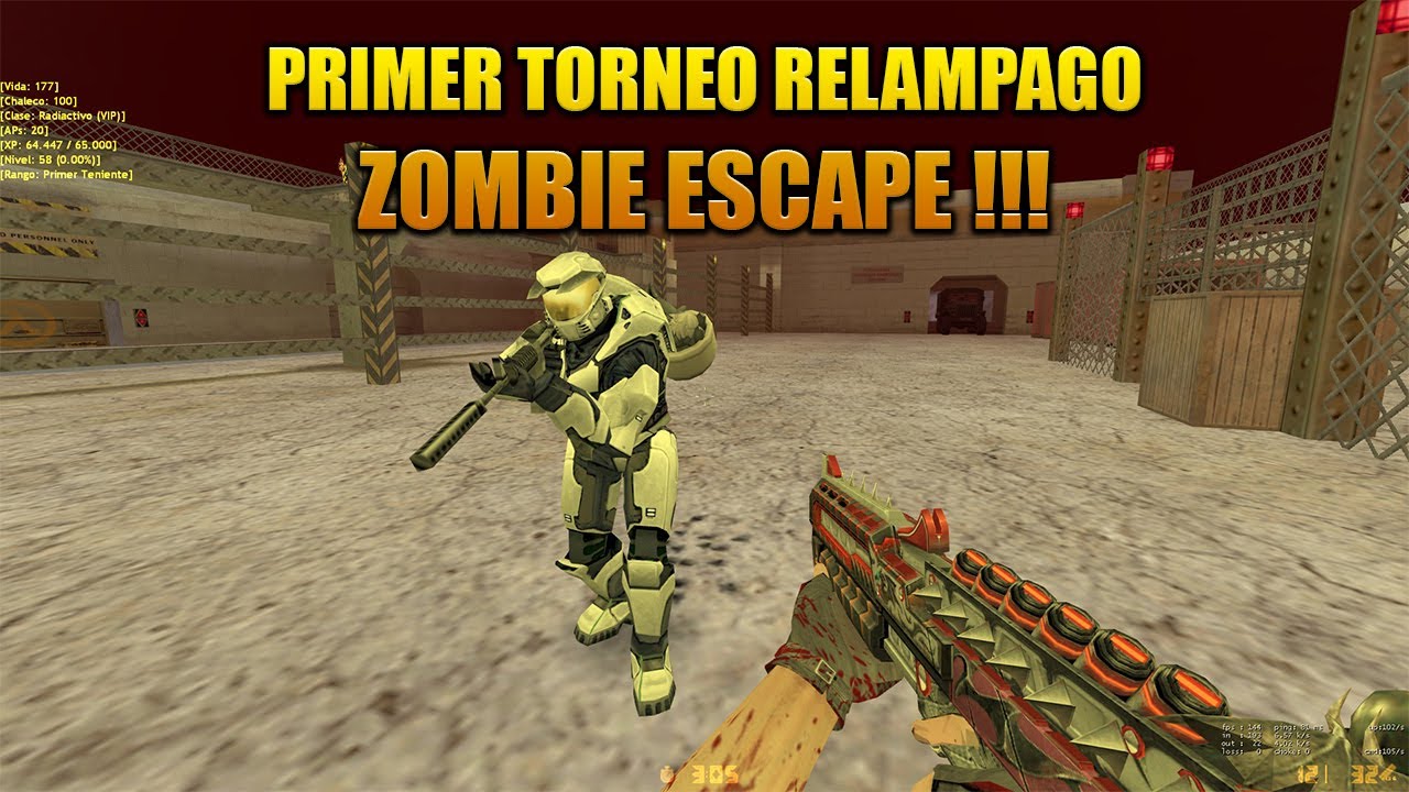 Primer Torneo Relámpago de Zombie Escape CS 1.6 en DIRECTO !!