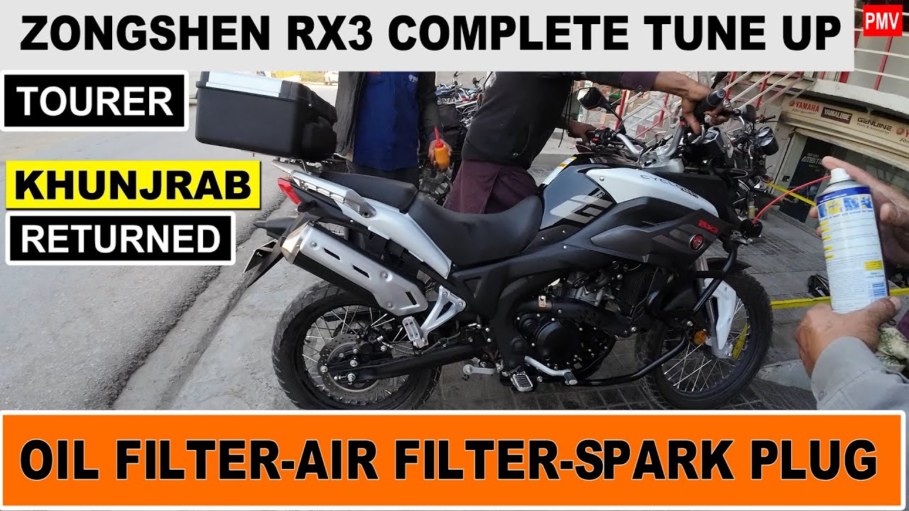 ZONGSHEN RX3 ENGINE OIL OIL FILTER AIR FILTER TUNE UP