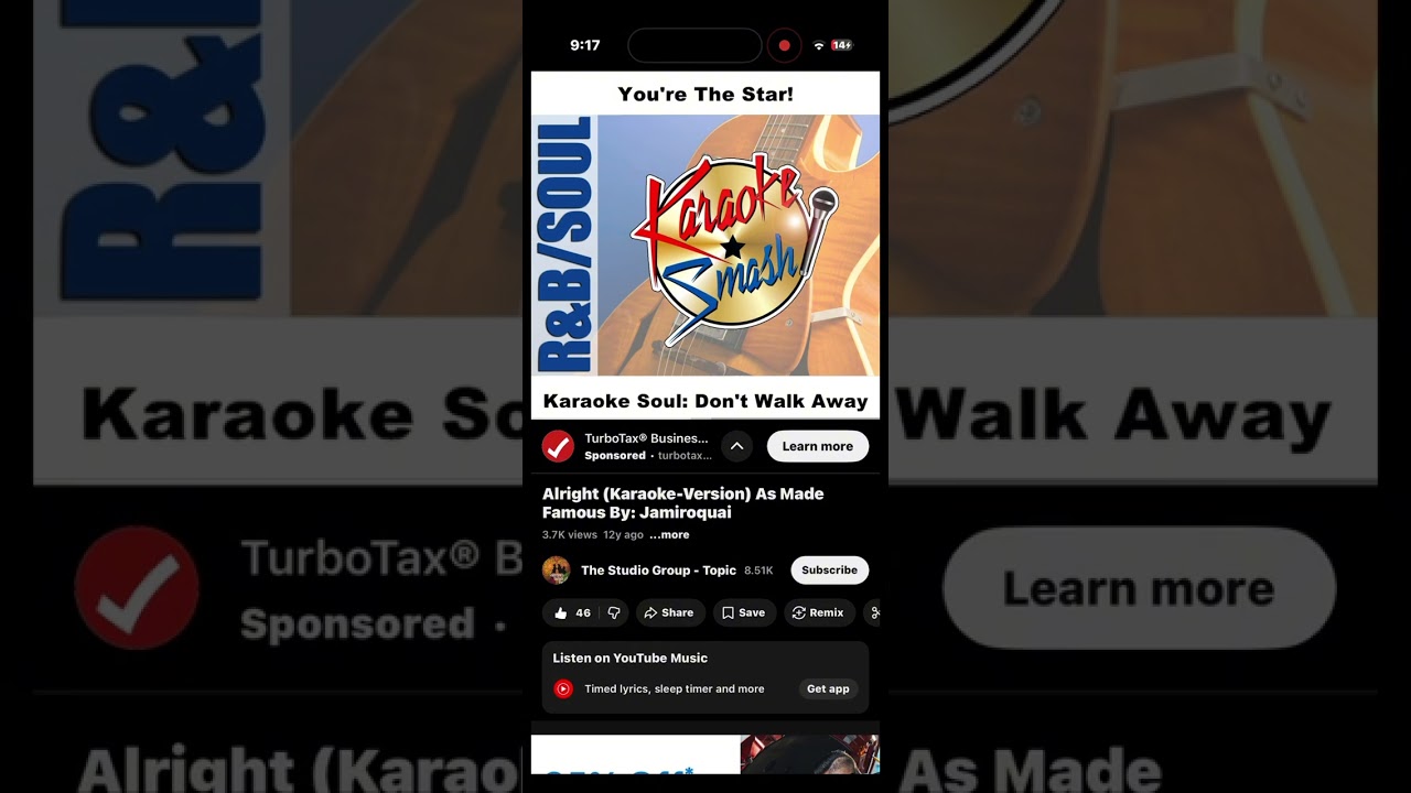 Jamiroquai: Alright - Karaoke Style Version (Low Pitch)
