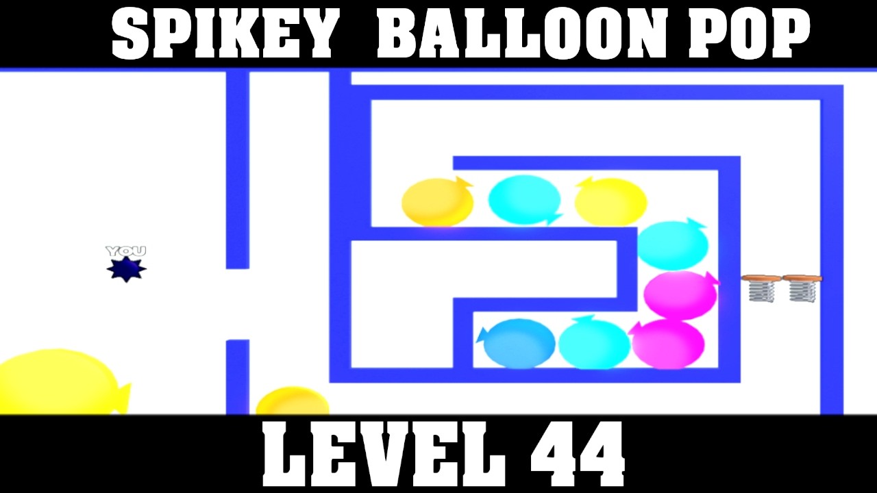 Reveal LEVEL 44 in SPIKEY BALLOON POP *Roblox* (Guide Walkthrough)
