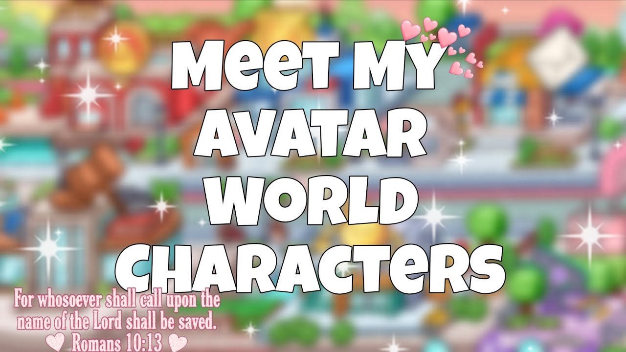🐇meet ALL my avatar world charactersシ゚