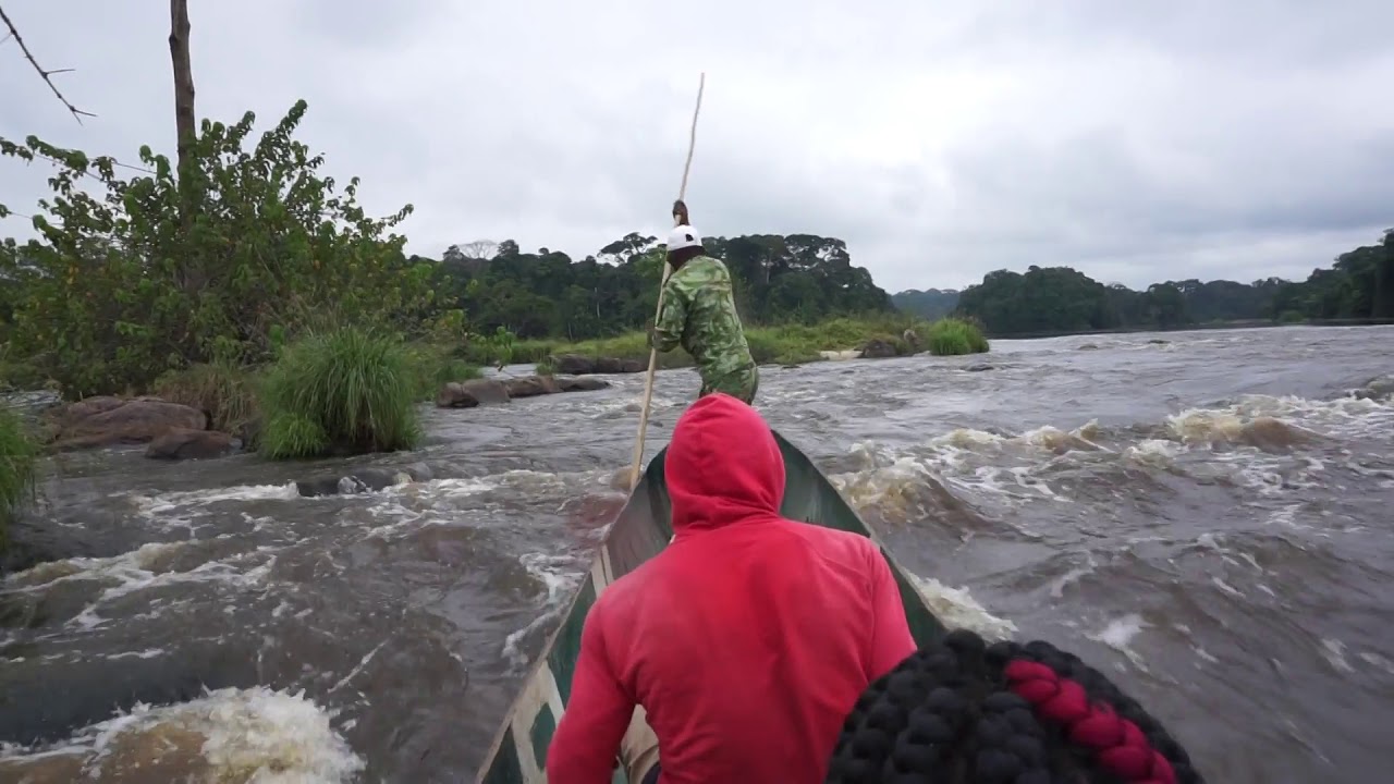 Rapids on the Ivindo river in Gabon