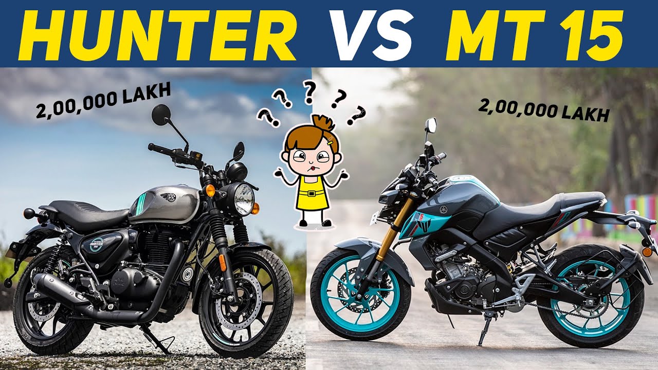 YAMAHA MT15 V2 VS HUNTER 350😍😍 Full Comparison | Which One Should You Buy In 2023 🔥🔥