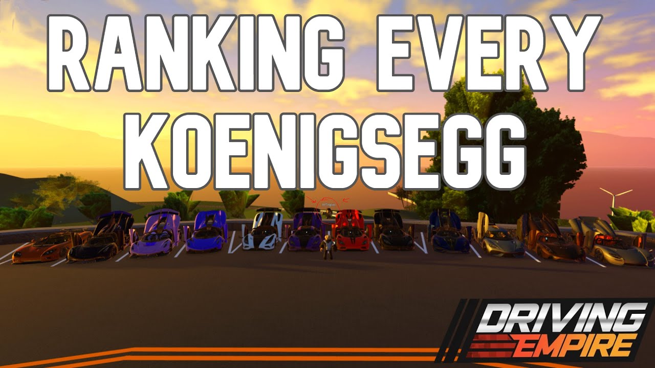 Ranking EVERY KOENIGSEGG in Driving Empire!