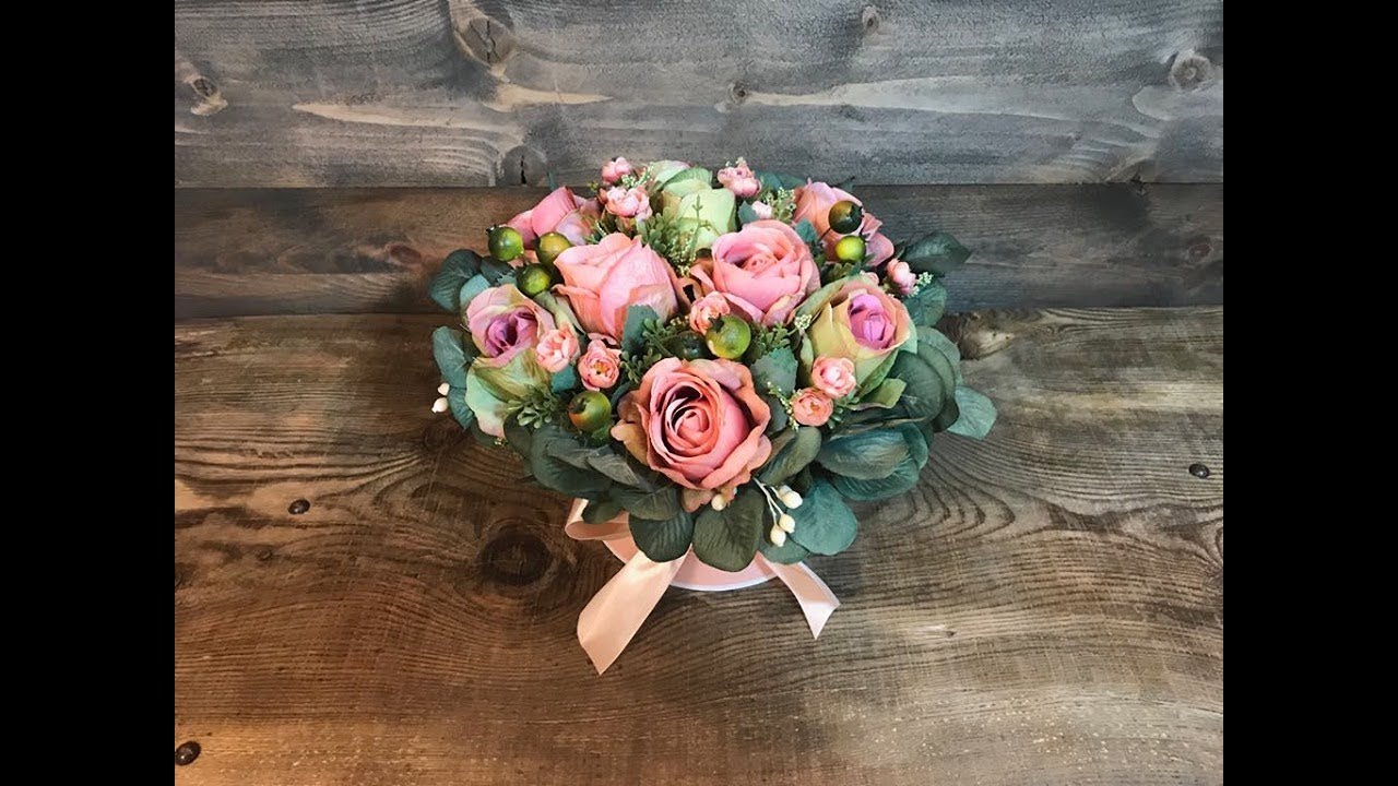 DZIEŃ MATKI...JAK ZROBIĆ FLOWER BOX Z KWIATÓW SZTUCZNYCH :)
