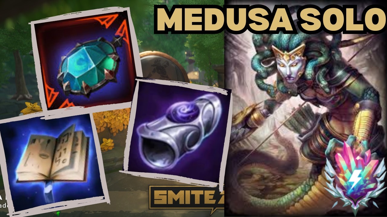 ВРЕМЯ МЕДУЗЫ! - Тролль-четверги: одиночная игра за Медузу в Smite 2