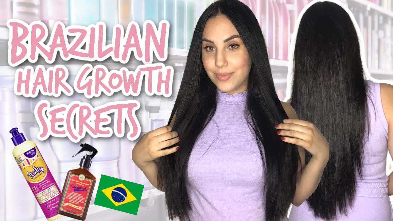 How To Grow Your Hair Long Fast! BRAZILIAN SECRETS!