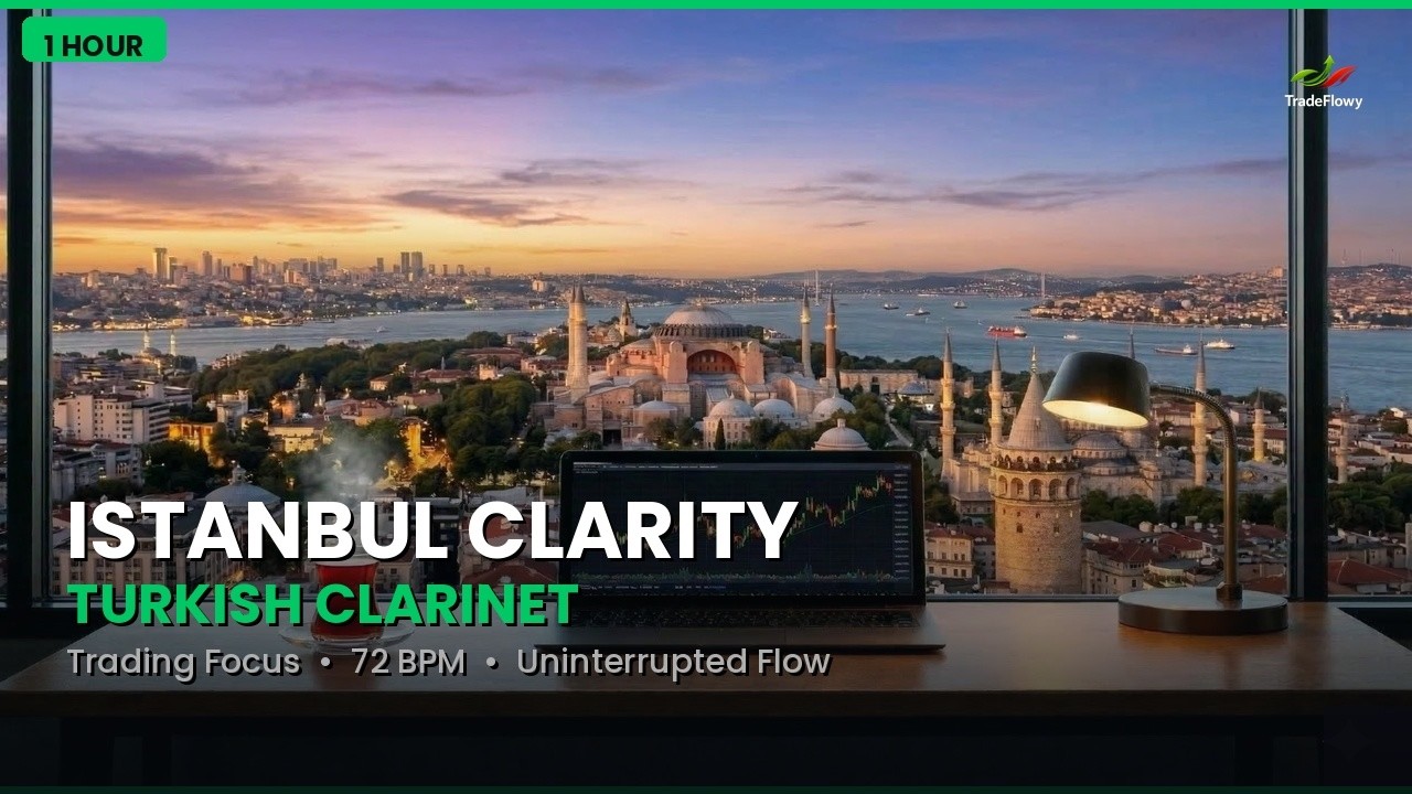 Istanbul Clarity | Turkish Clarinet for Trading Focus | 72 BPM | 1 Hour