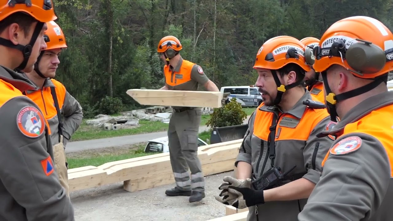 La FIR dans un exercice de catastrophe naturelle