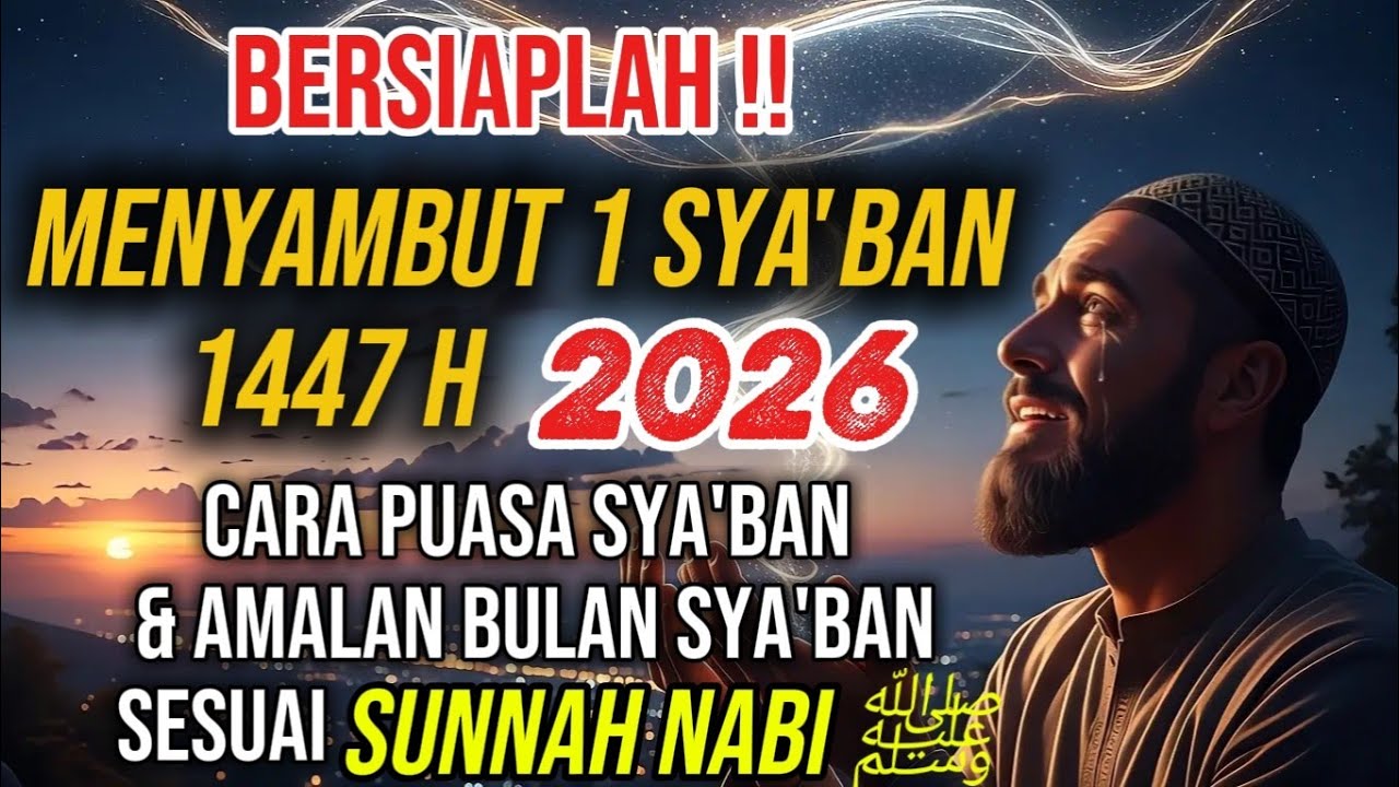 Berapa Hari Puasa Syaban‼️ Puasa Syaban 2026 Jatuh Pada Tanggal - Keutamaan Malam Malam Nisfu Syaban