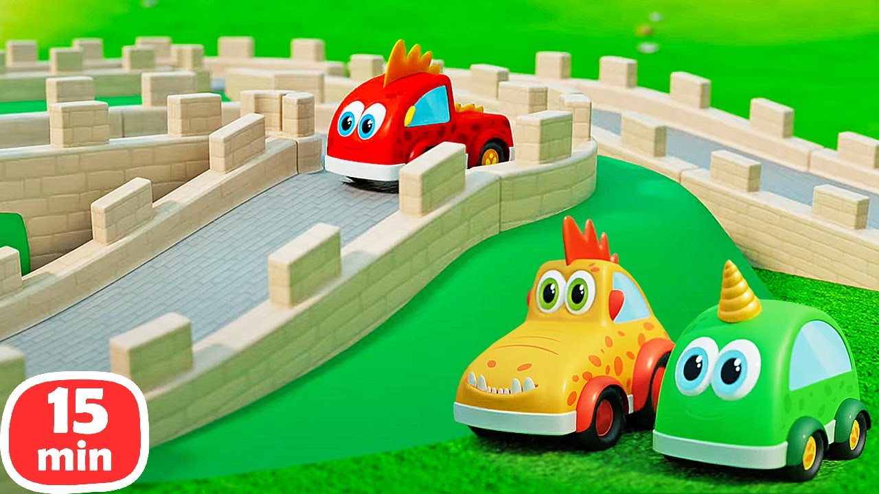 Машинки Мокас: Новые приключения и гонки маленьких монстриков! 🏎️⚽️ Мультики для малышей