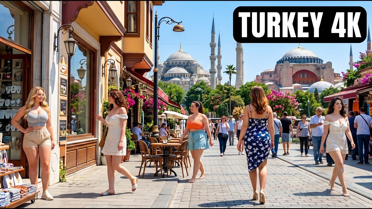 Turkey Walking Tour 4K 🇹🇷 | Beautiful Streets & Real Turkish Life
