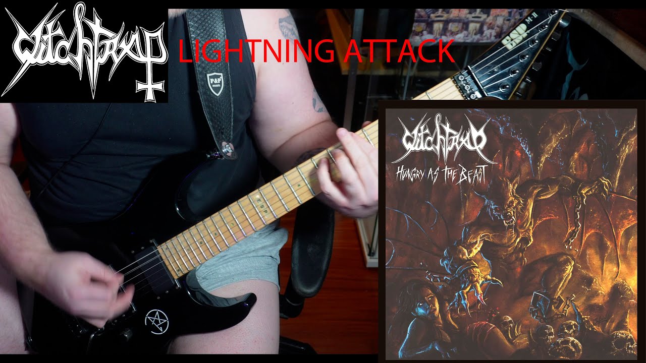 Witchtrap - ligthning attack(cover guitar with solo)+ tab in description