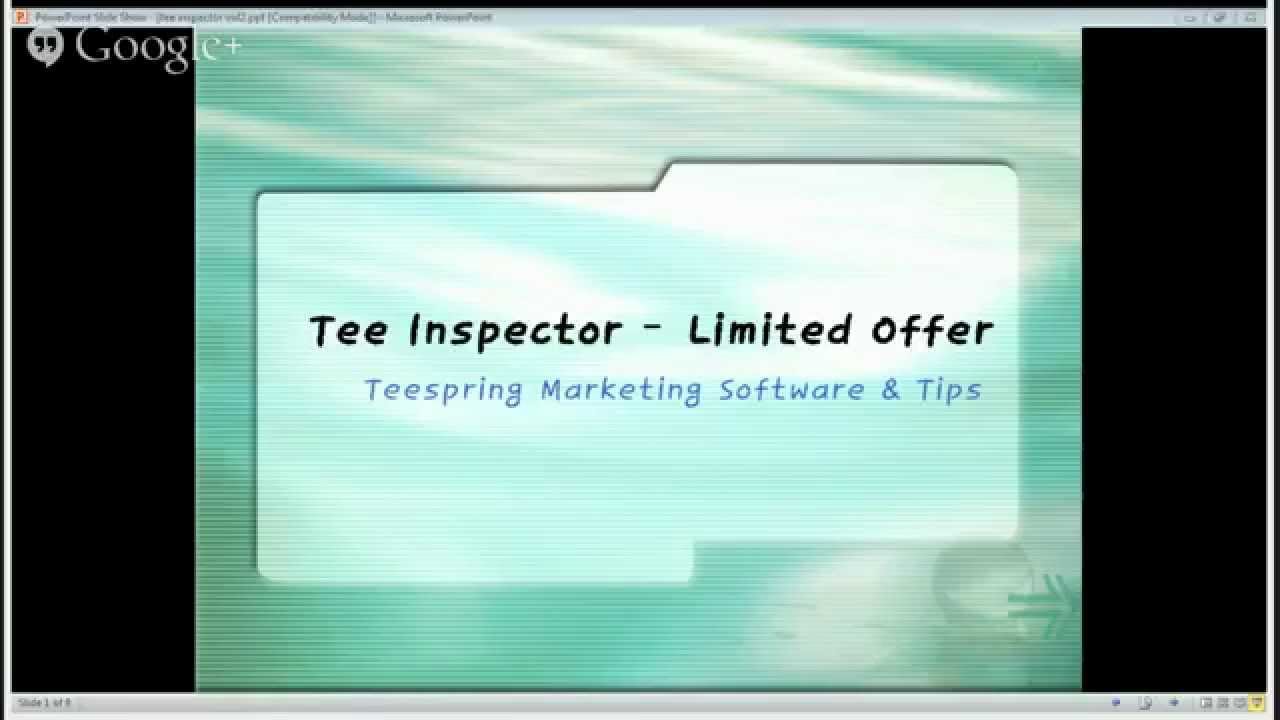 Review and Buy Tee Inspector Today | Tee Inspector Bonus