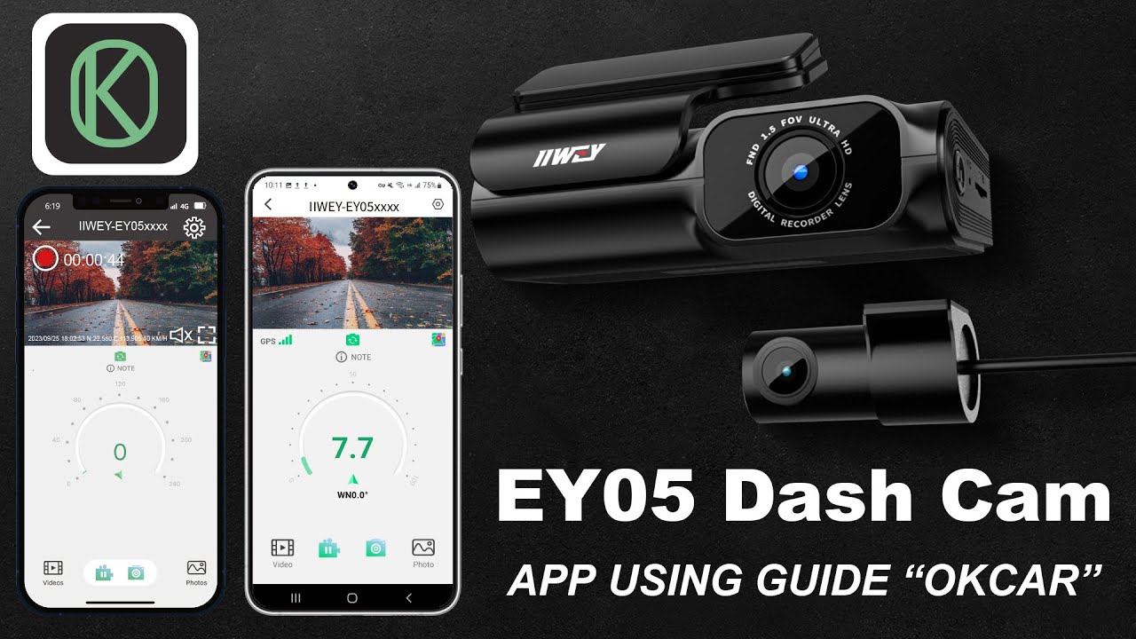 Подключите iiwey EY05 к своему телефону: используйте приложение Okcar!
