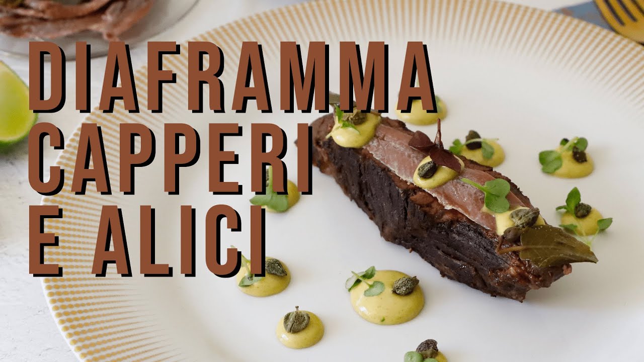Il #diaframmadivitello con capperi e acciughe del Cantabrico di Chef Deg I @Grupoconsorcio