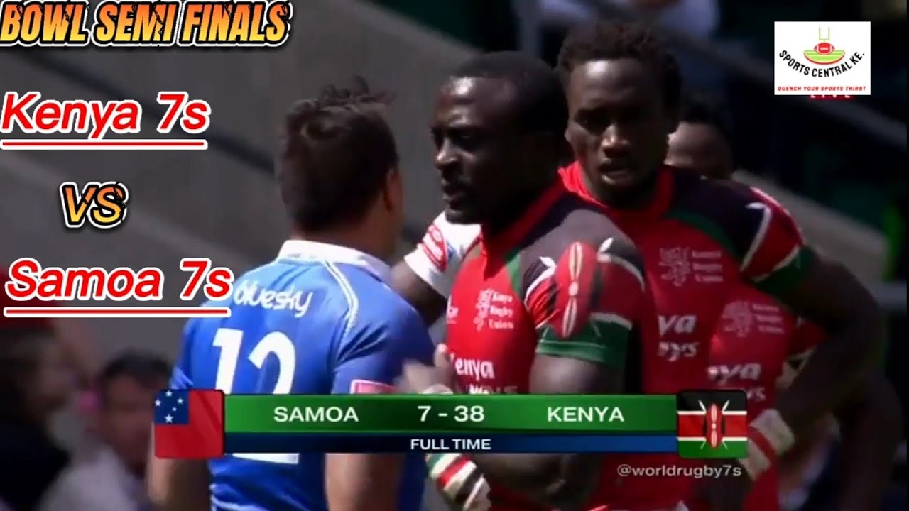 KENYA 7s GREATEST WINS IN HISTORY EP05:- World Rugby 7s CUP QUARTER FINAL | Kenya(38) vs SAMOA(07)