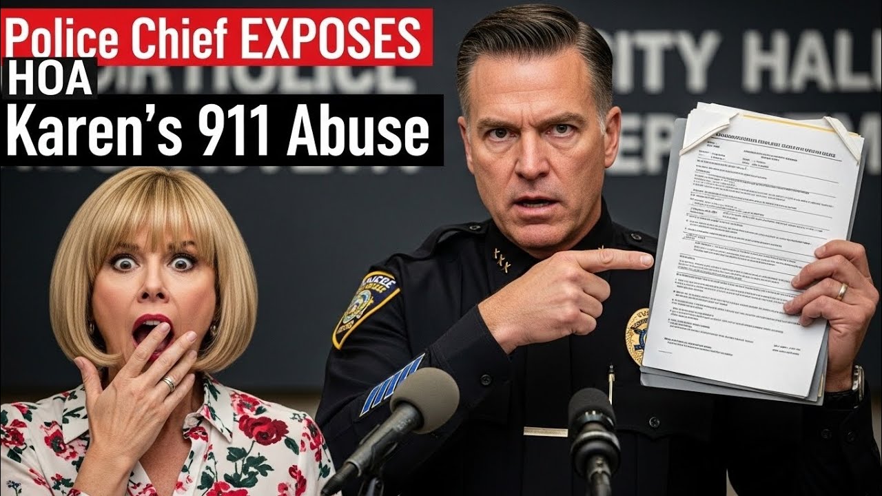 Police Chief EXPOSES HOA Karen's 911 Abuse