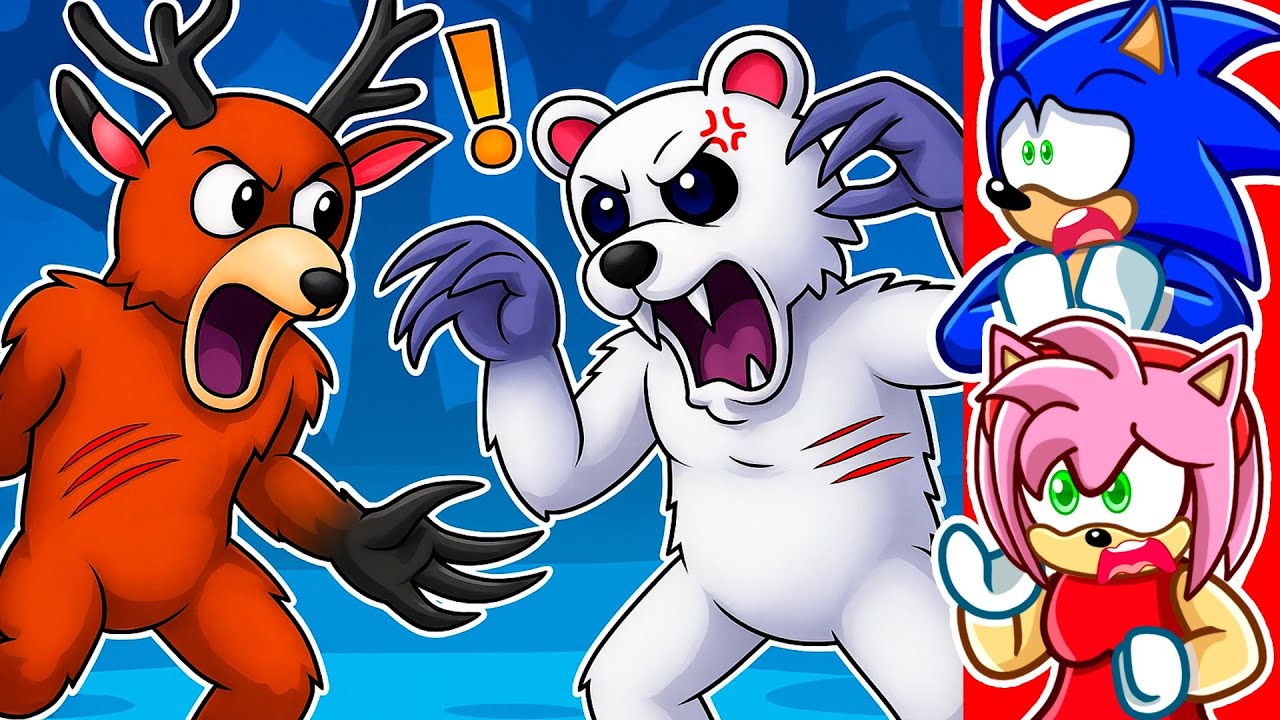 POLAR BEAR vs DEER MONSTER?! Roblox 99 Nights in the Forest