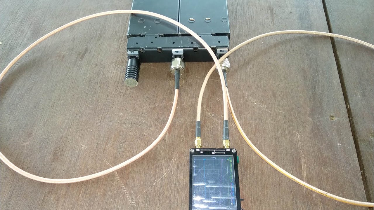 Tuning Duplexer Menggunakan Nano VNA