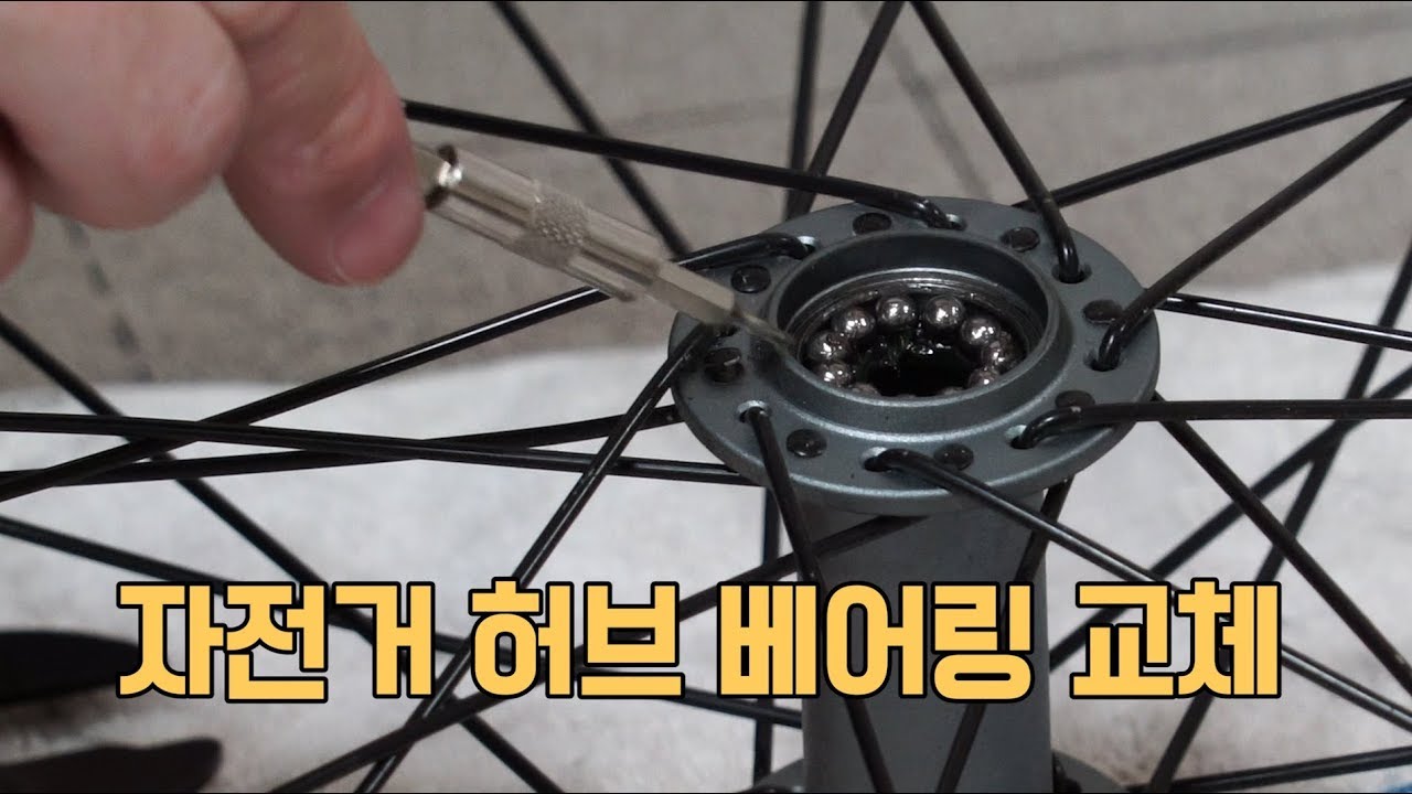 자전거 허브 베어링 정비