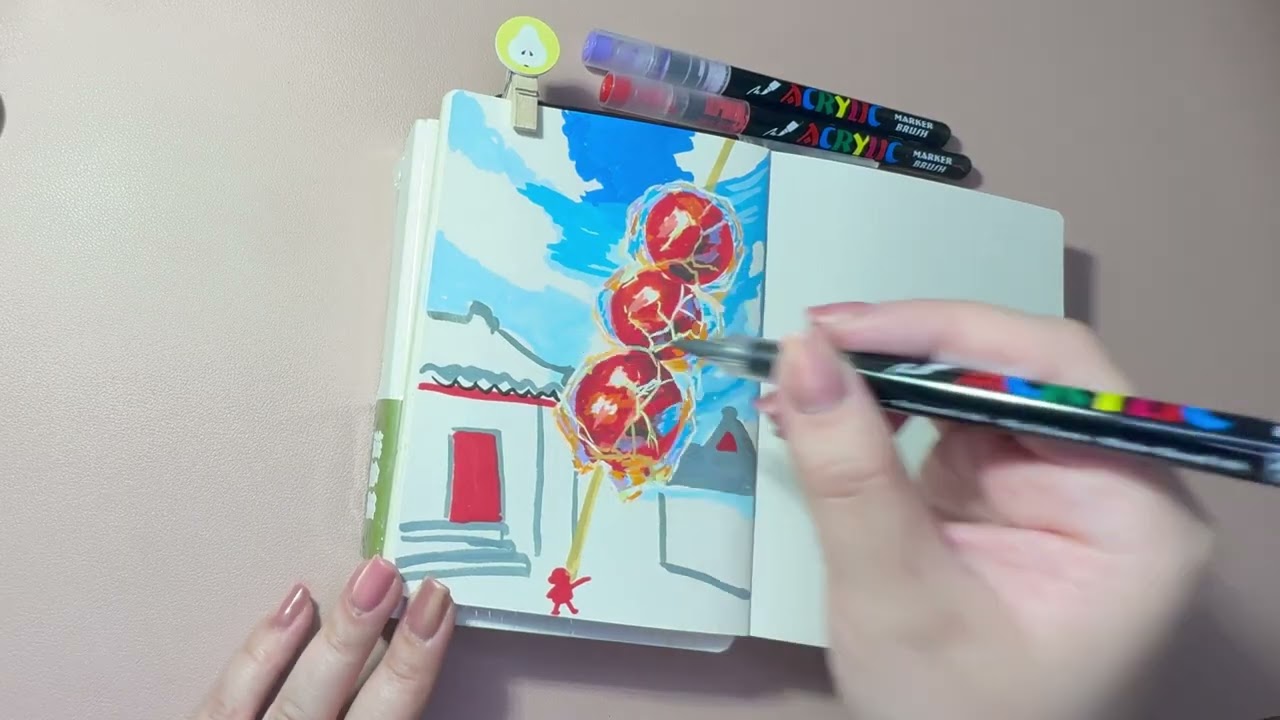 Full Drawing Process | My Word Sketchbook Ep. 8 (Hawthorn)