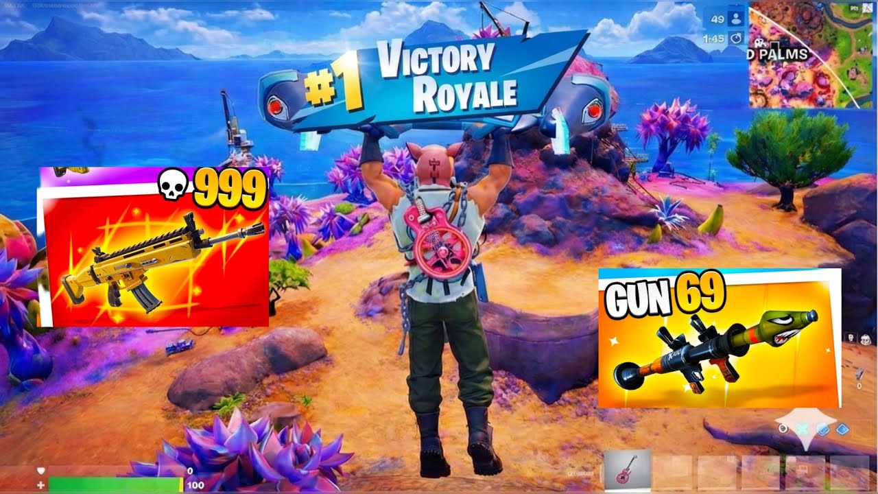 I Won With the MOST BROKEN Guns in Fortnite… 999 DAMAGE?! 💀🔥 | Victory Royale