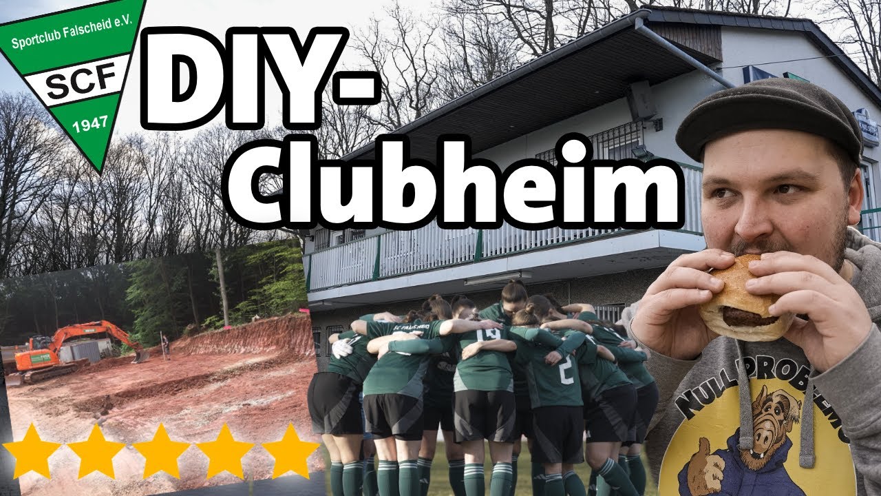 Dieses Dorf baut sein eigenes Clubheim – Clubheimtest beim SC Falscheid!
