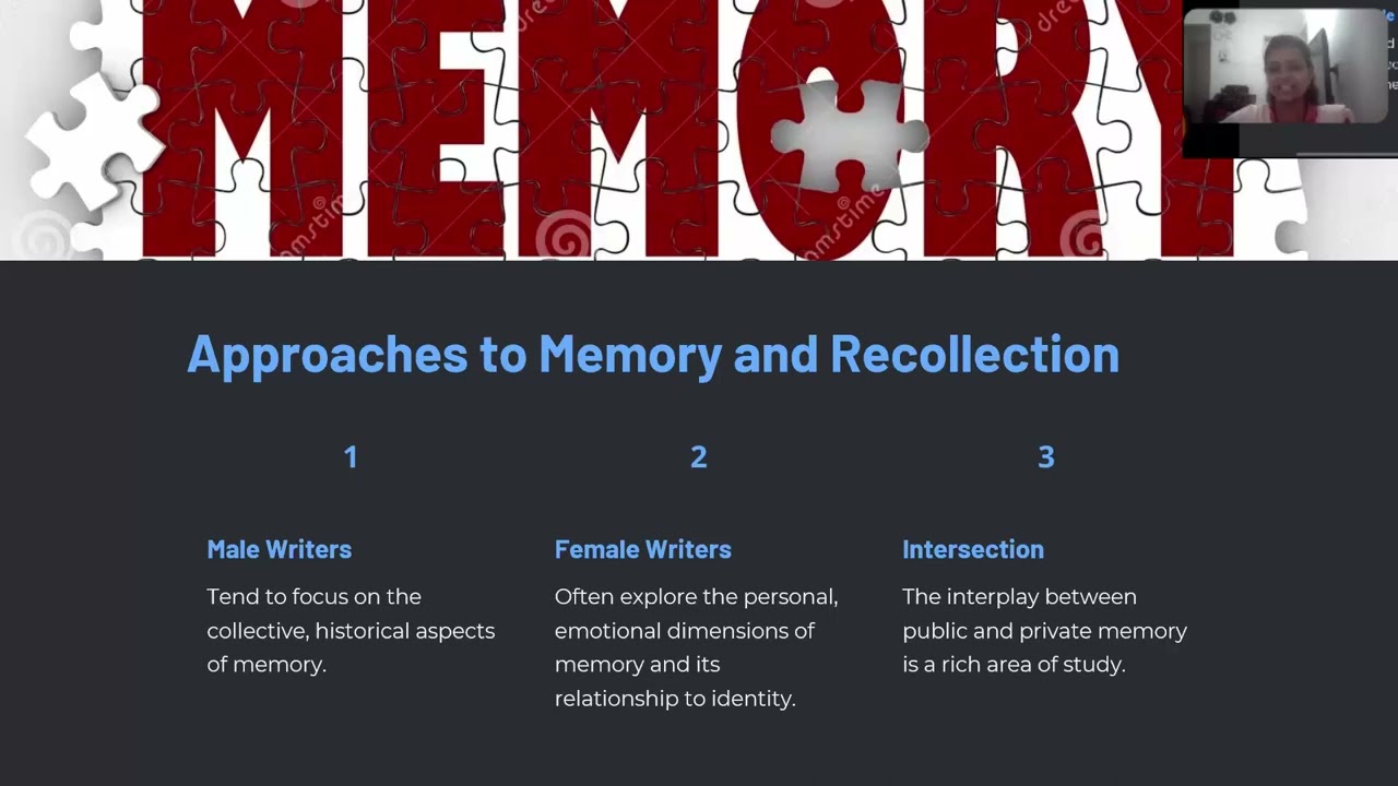 Pre-PhD course work, Paper 2 Seminar: Memory studies: A Brief Concept