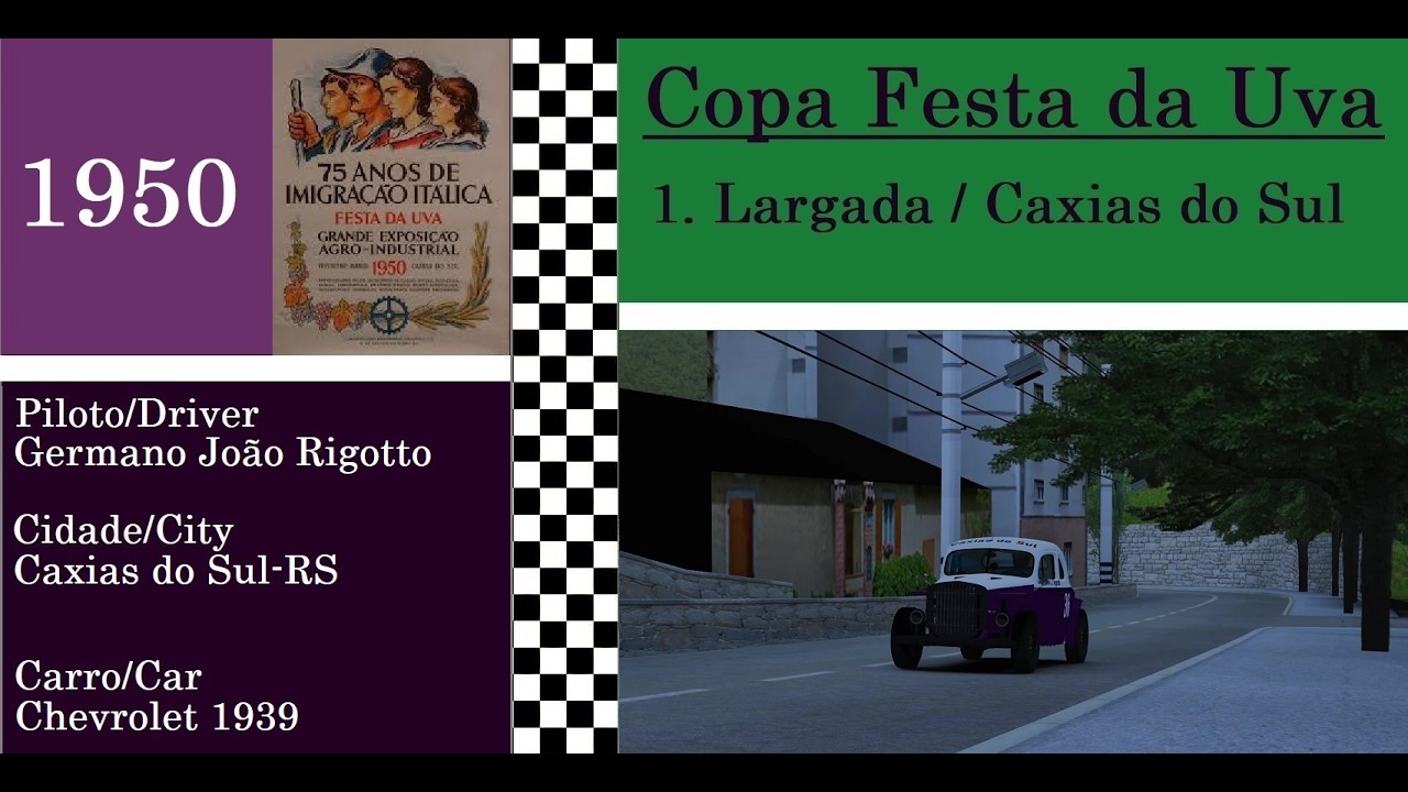 Copa Festa da Uva '50 - Germano J. Rigotto /  1.Largada / Caxias do Sul