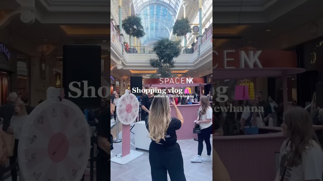 Shopping + collab w/ @vlogs_w_hanna | #shopping #vlog #shorts #haul #preppy @SpaceNKBeauty |