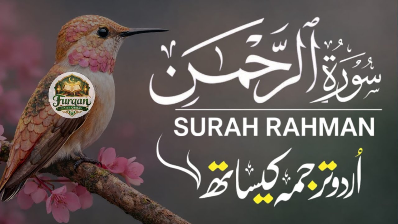 Surah Rahman With Urdu Translation By Qari Ala Aqel | Urdu And Hindi Tarjuma Episode 25